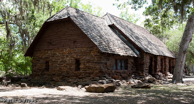 Palmetto State Park, built by the CCC in the 1930's by hand.