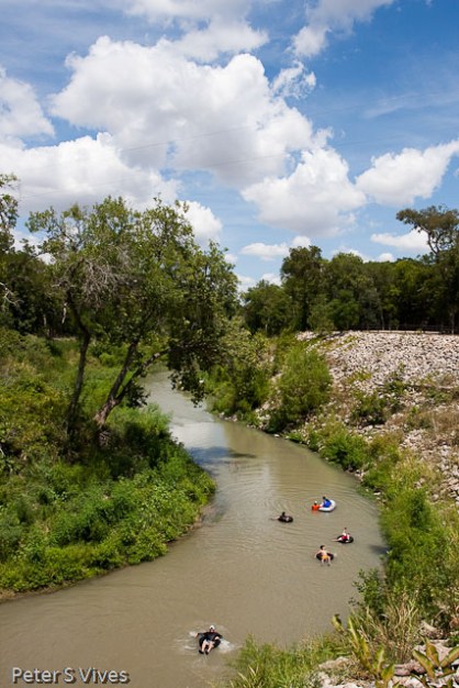 Tubing the river, Palmetto State Park