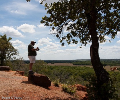 It's me at the scenic overlook, this is on the way to the park.