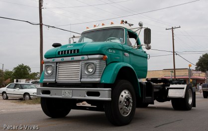 A classic truck in the parade