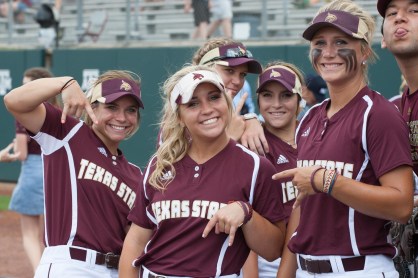 May, Texas State Softball program. Supporting you all is an honor!!